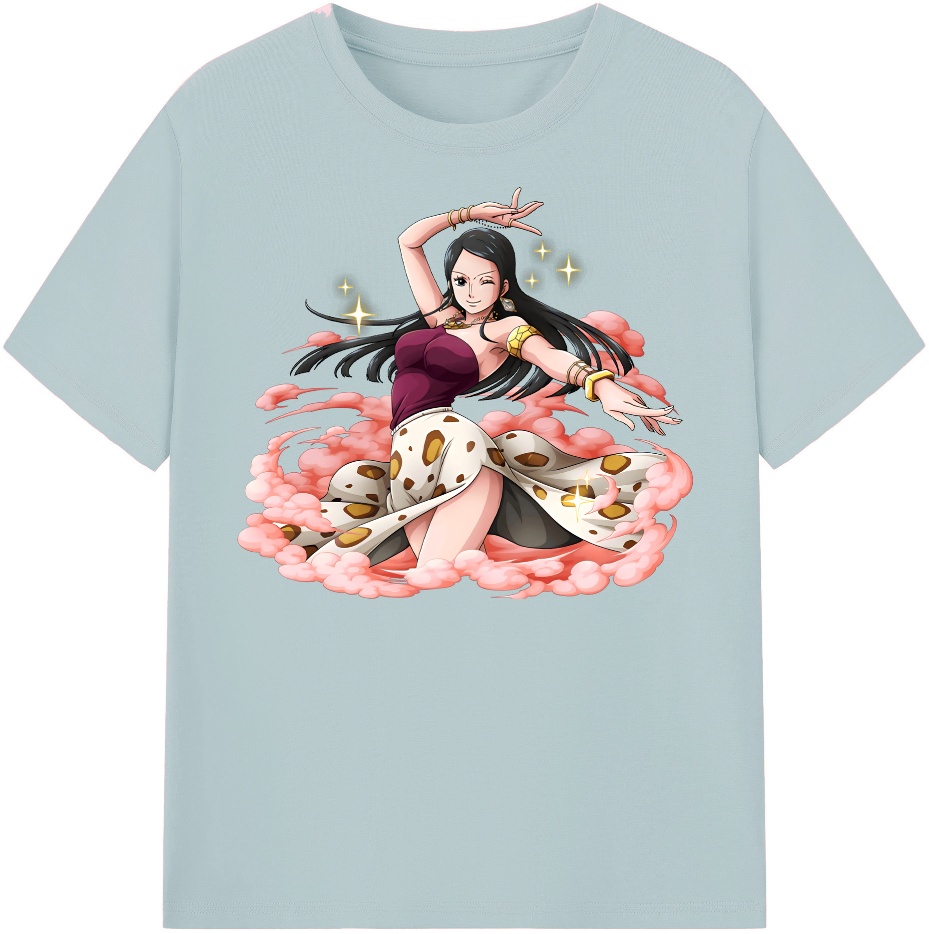 ワンピース ニコ・ロビン ONE PIECE Nico Robin 綿100％半袖Tシャツ（フロントプリント）